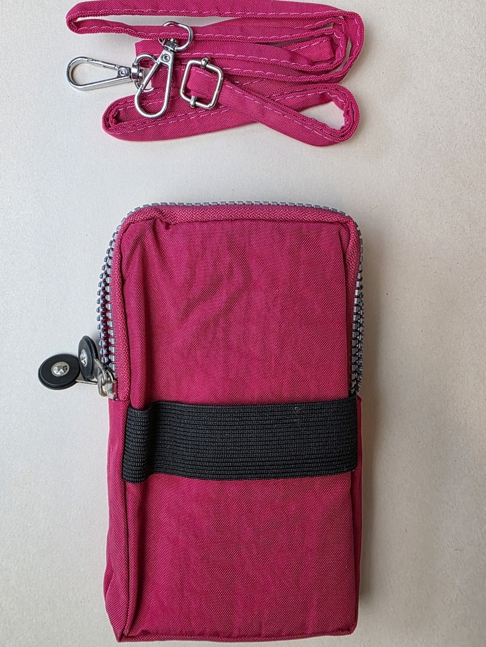 Crossbody Bag Phone Sleeve Concert Venue Festival Adjustable Strap Arm Wrist NWT - Picture 7 of 11